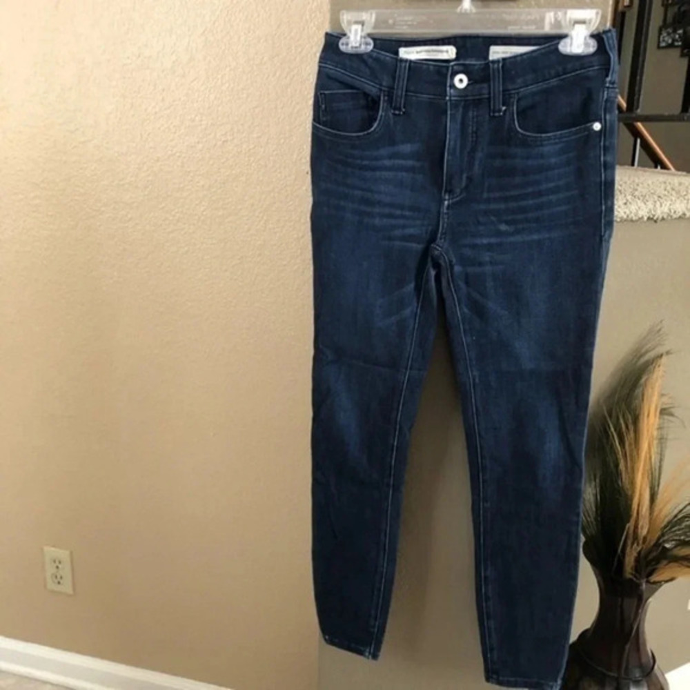 Anthropologie Pilcro High Rise Denim Leggings Size 26